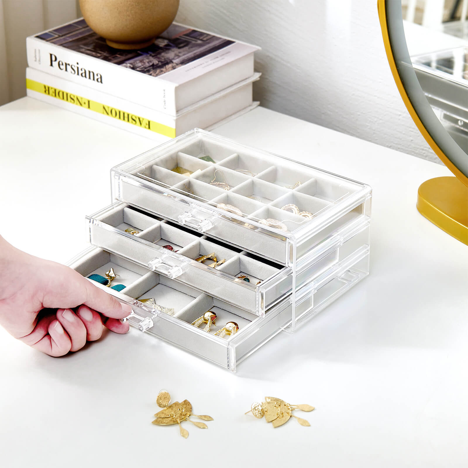 Acrylic Jewelry Organizer