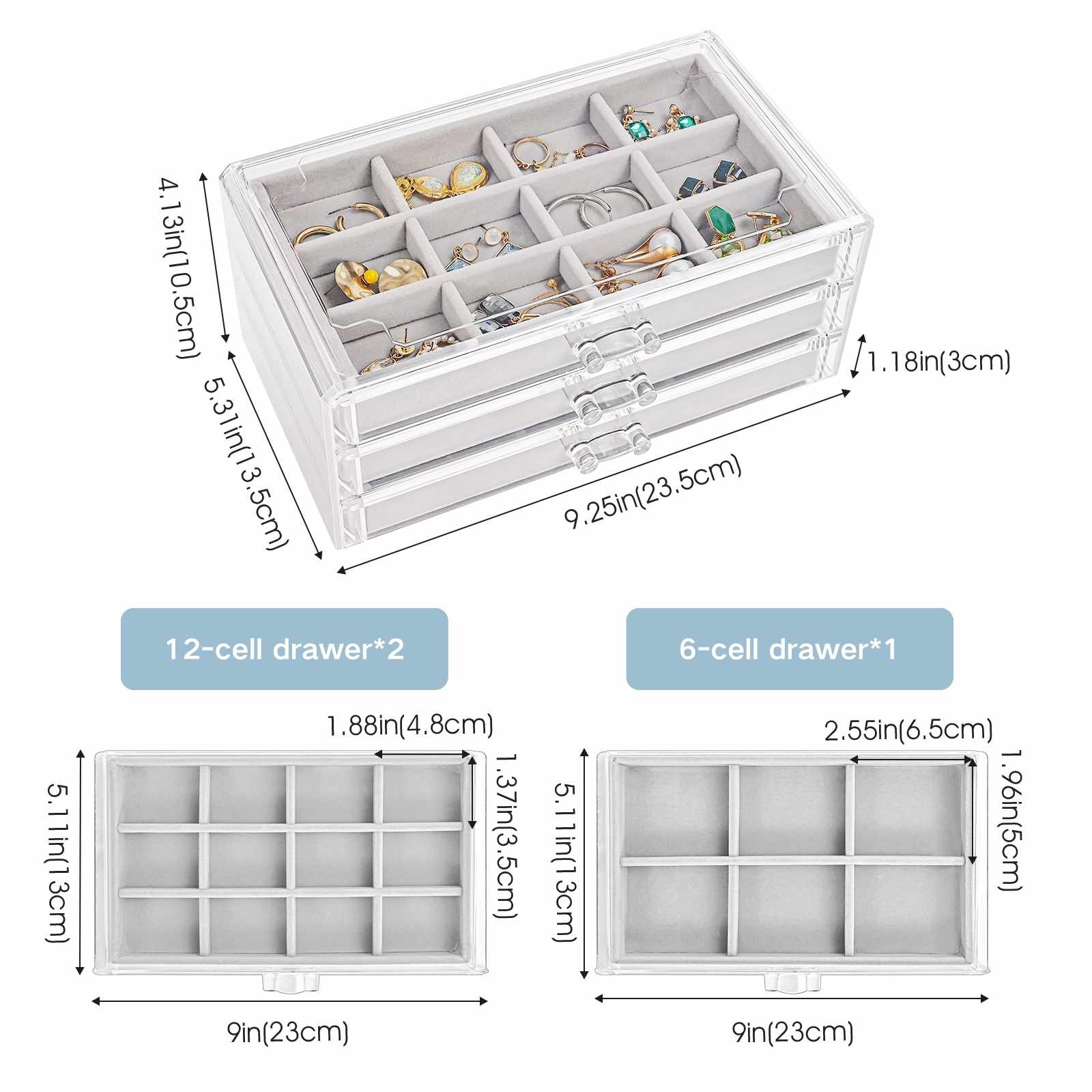 Acrylic Jewelry Organizer
