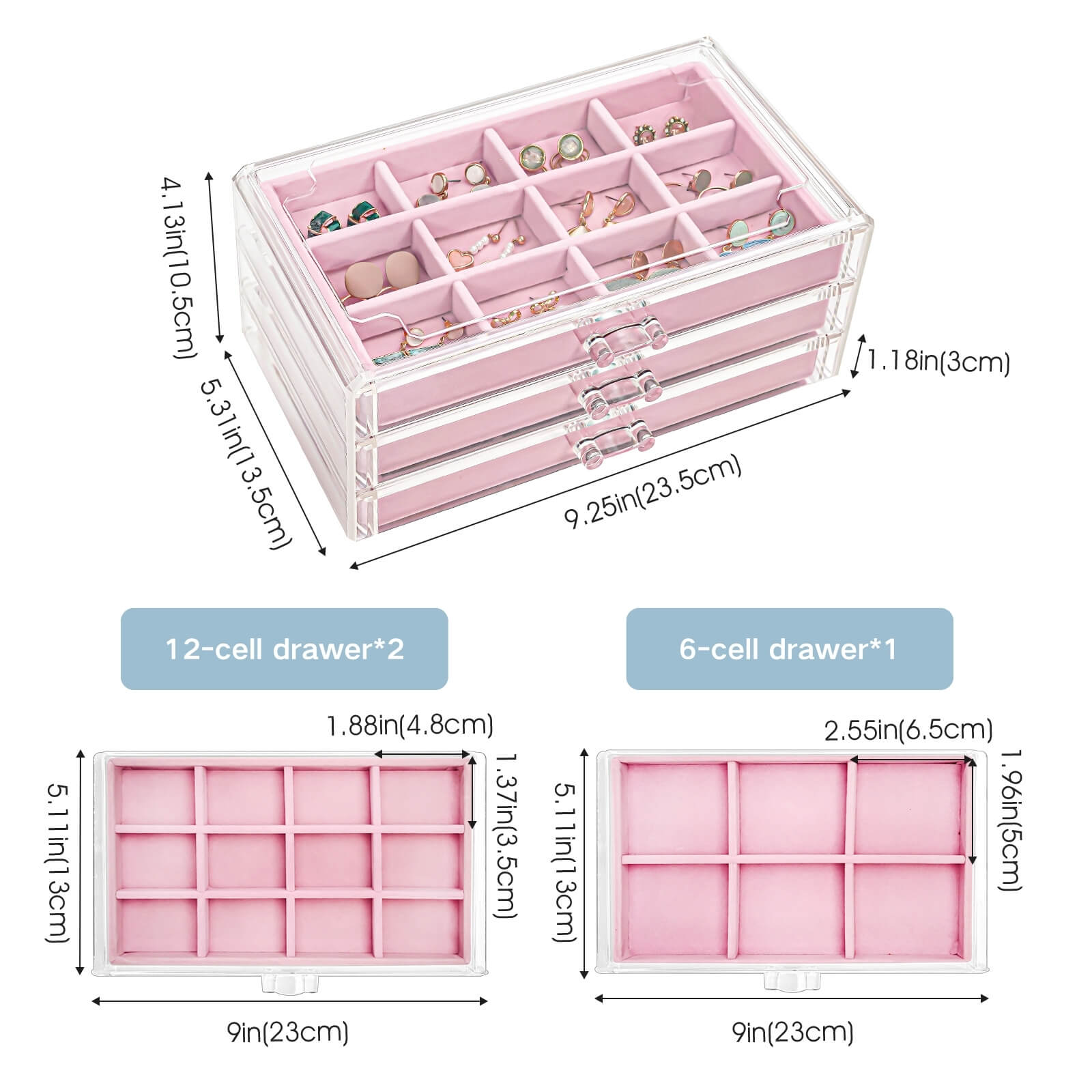 Acrylic Jewelry Organizer