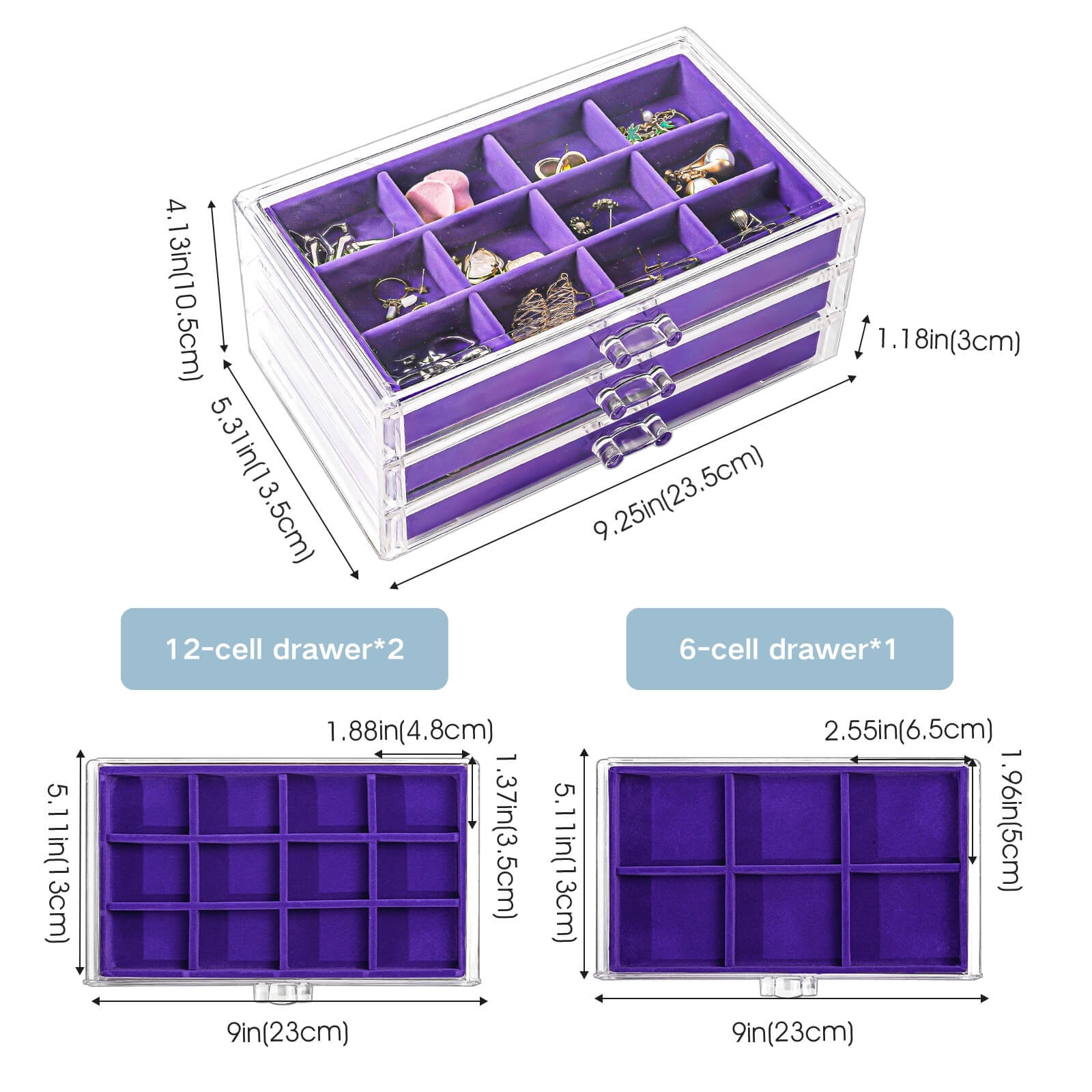 Acrylic Jewelry Organizer