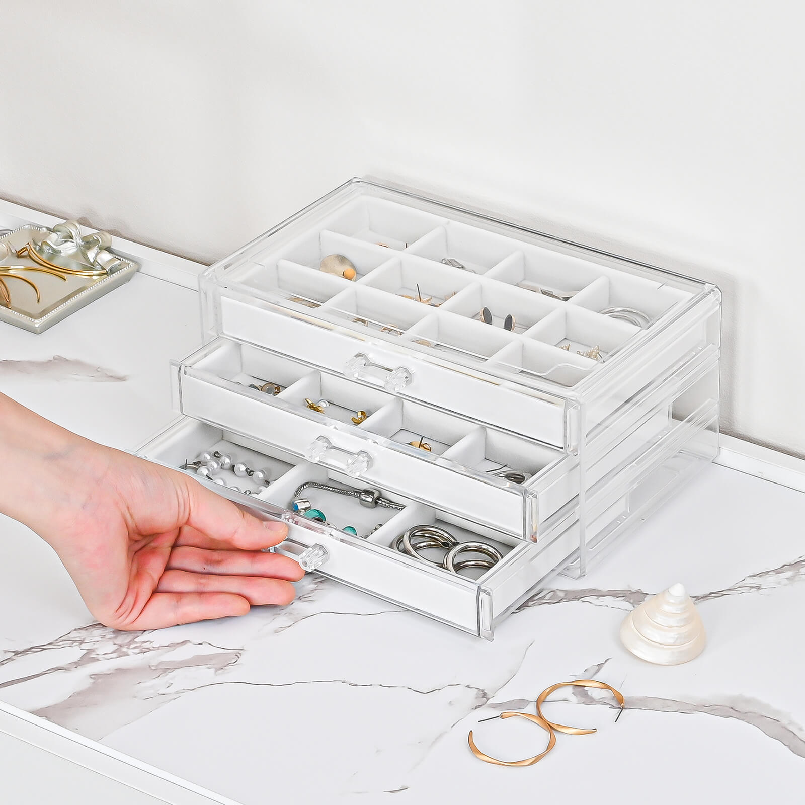 Acrylic Jewelry Organizer