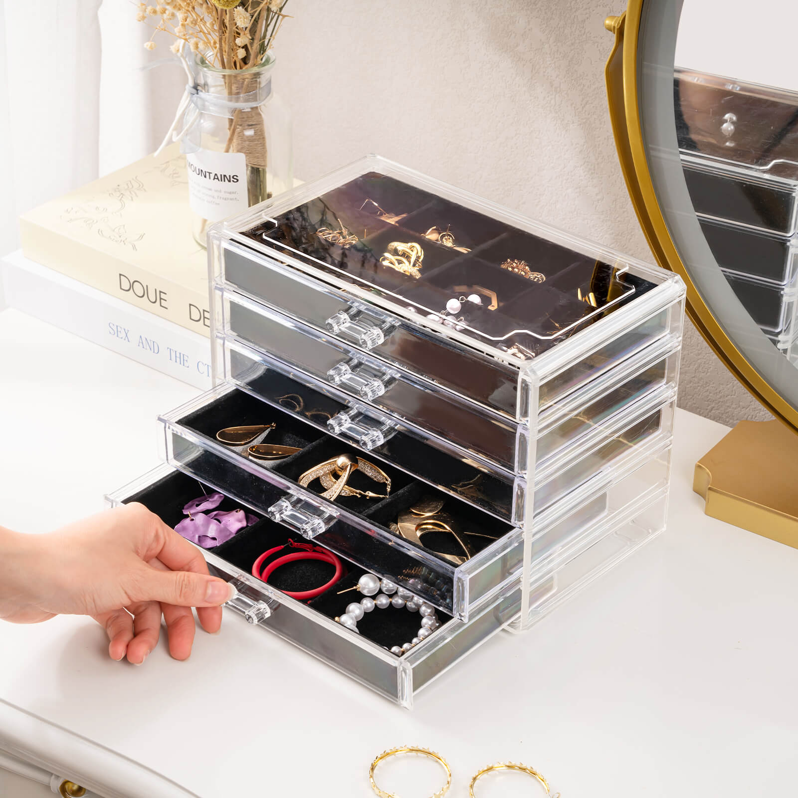 Acrylic Jewelry Organizer