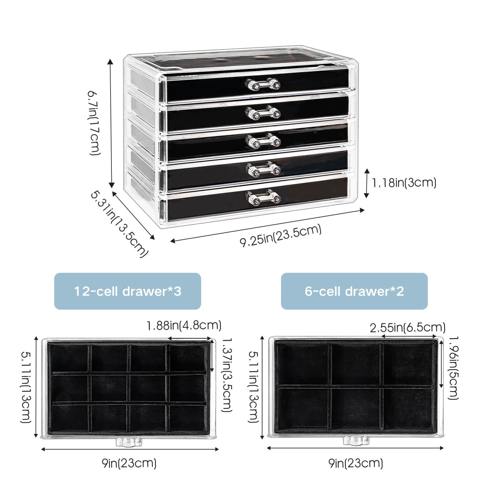 Acrylic Jewelry Organizer