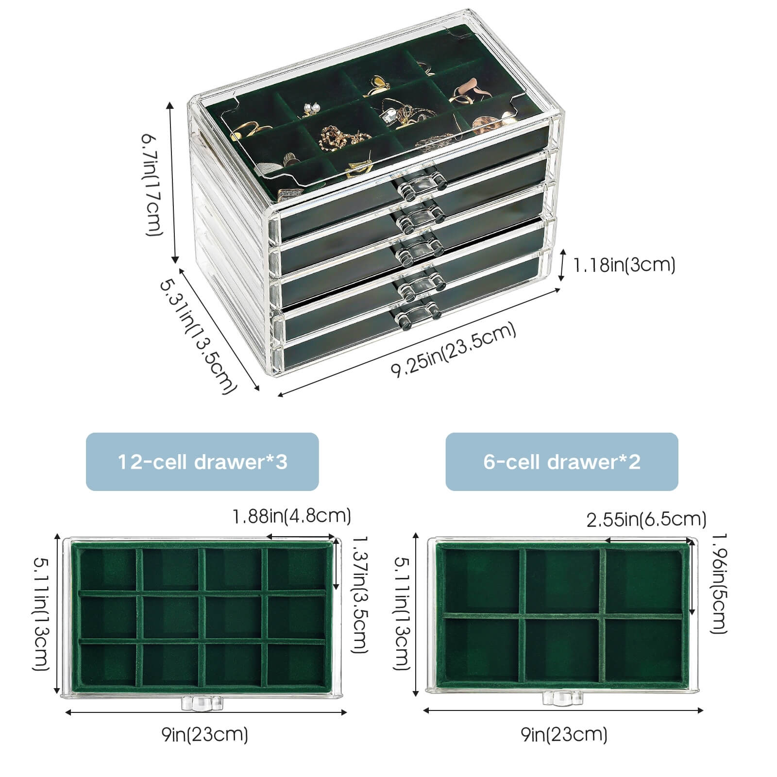 Acrylic Jewelry Organizer