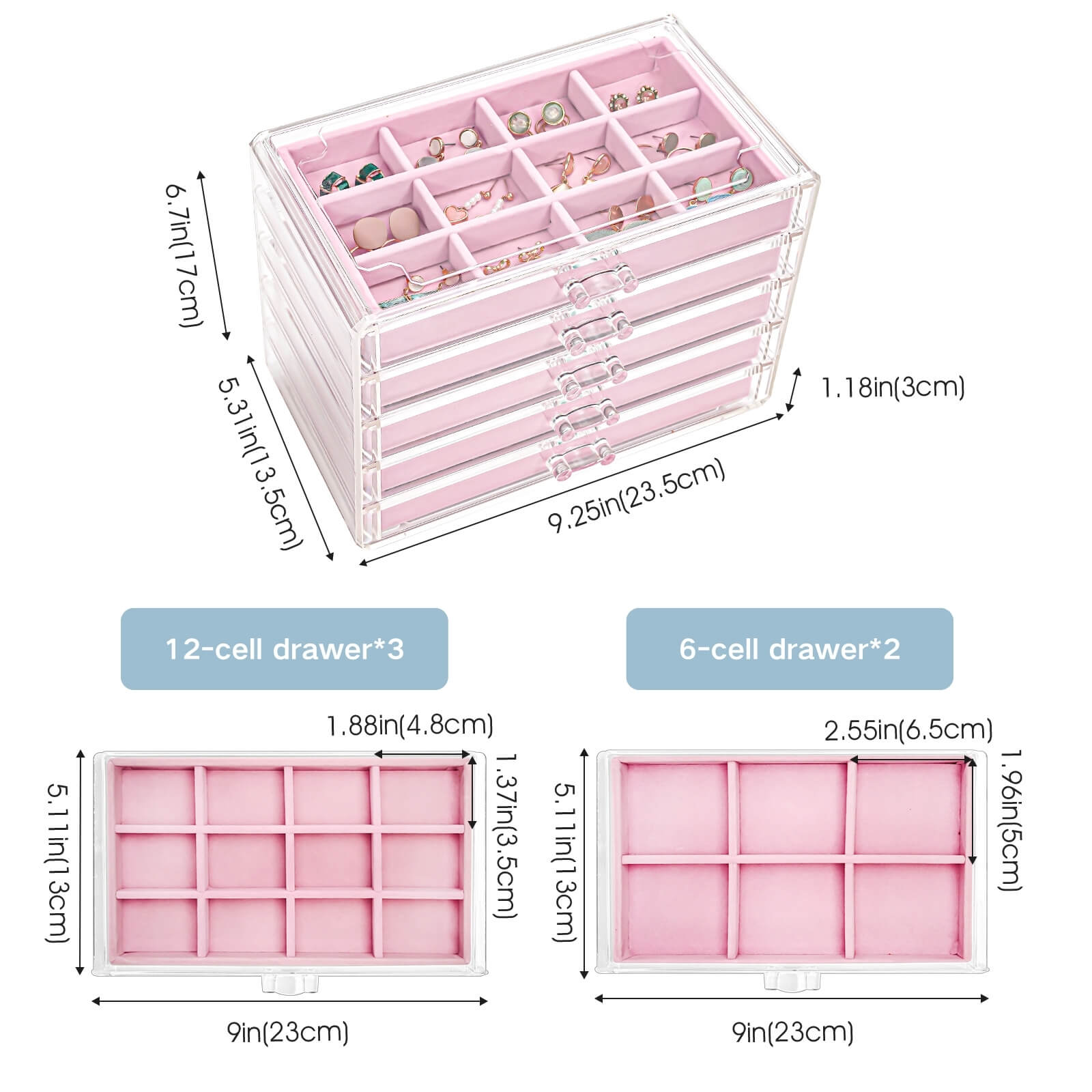 Acrylic Jewelry Organizer