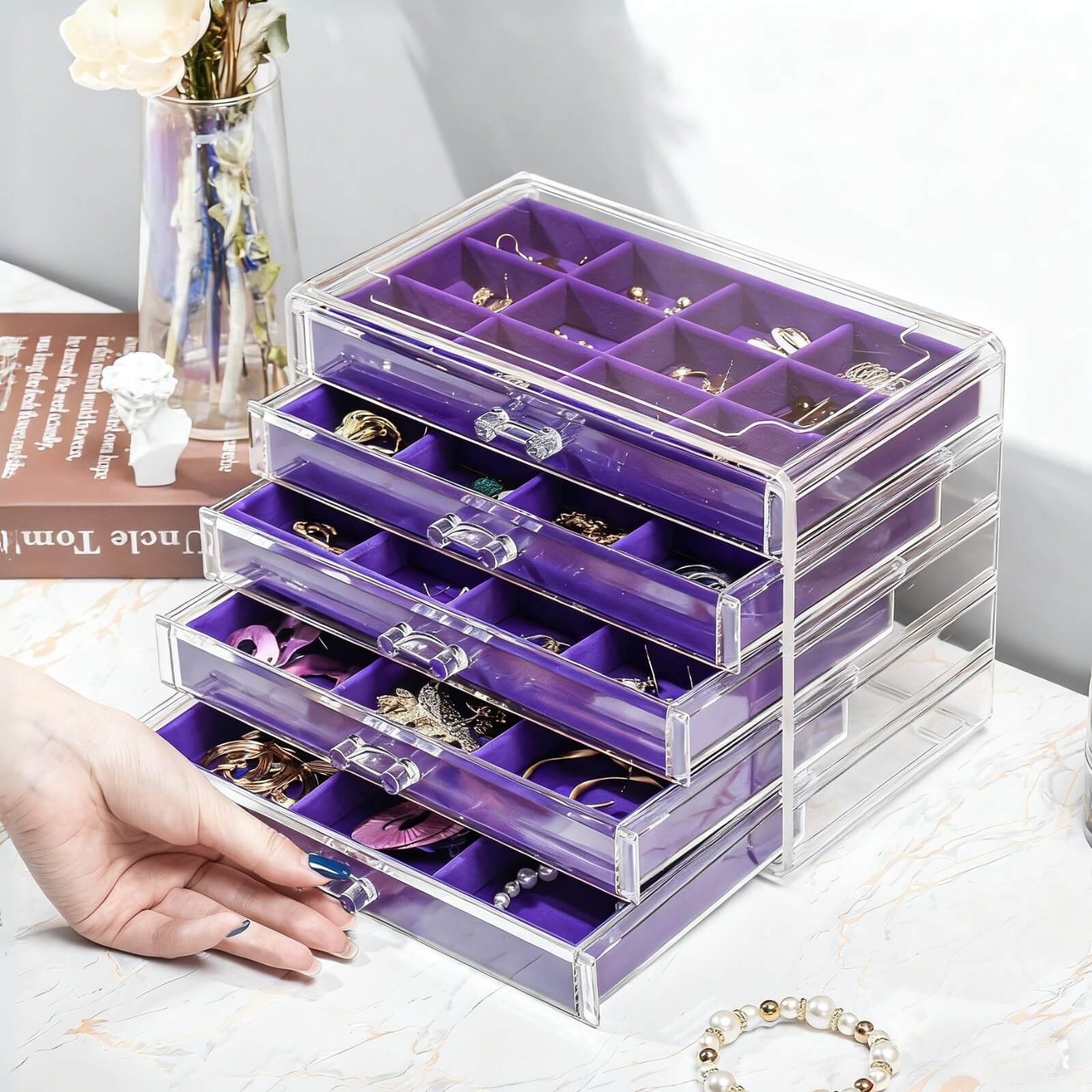 Acrylic Jewelry Organizer