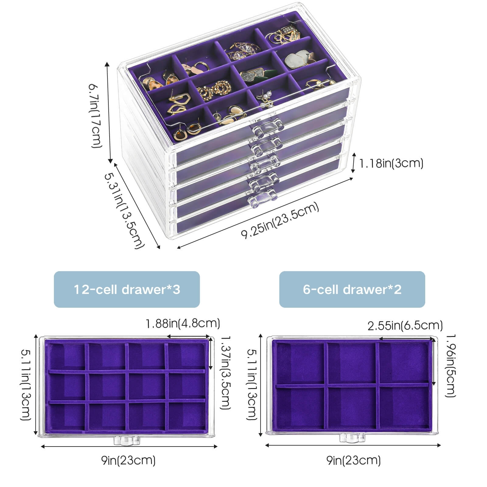 Acrylic Jewelry Organizer