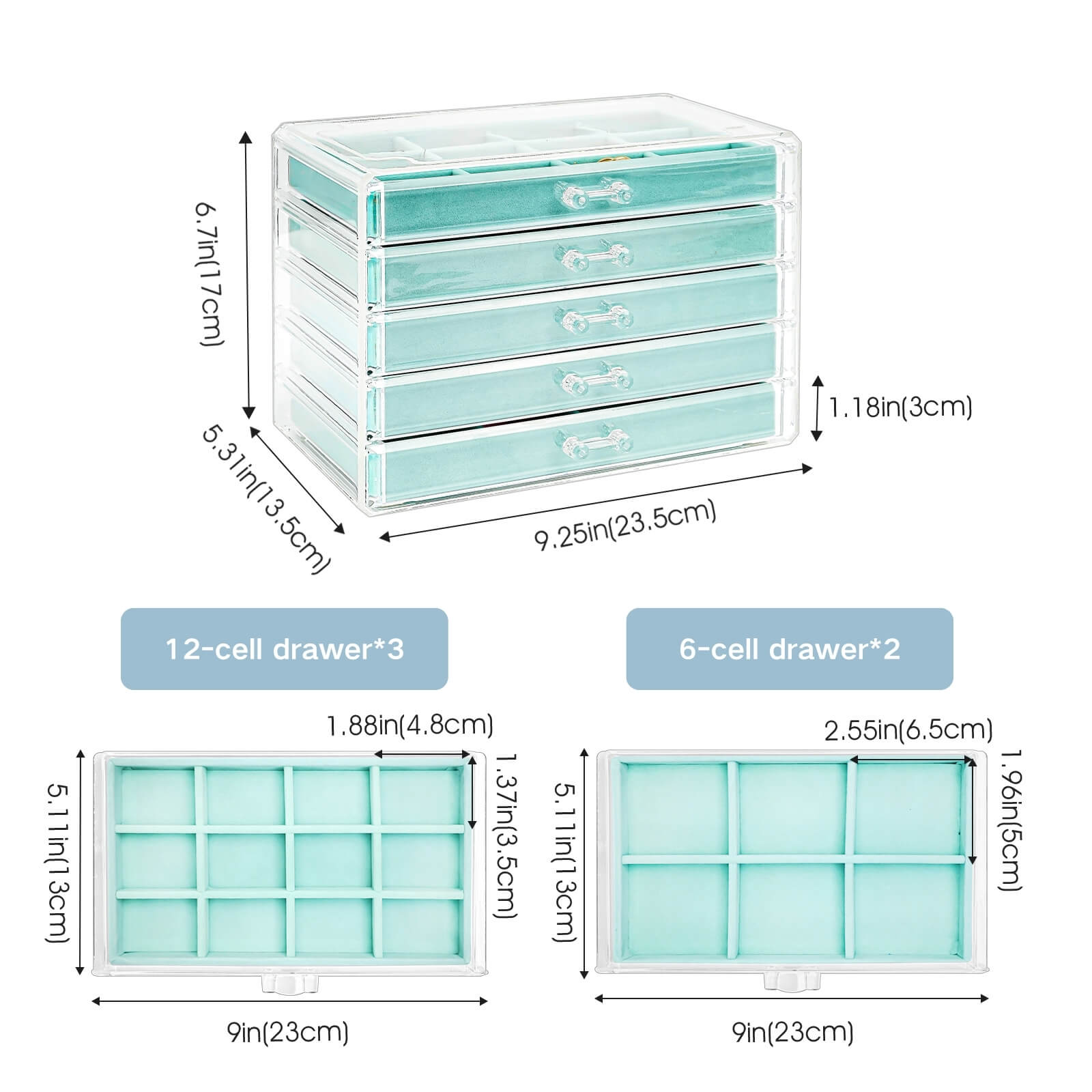 Acrylic Jewelry Organizer