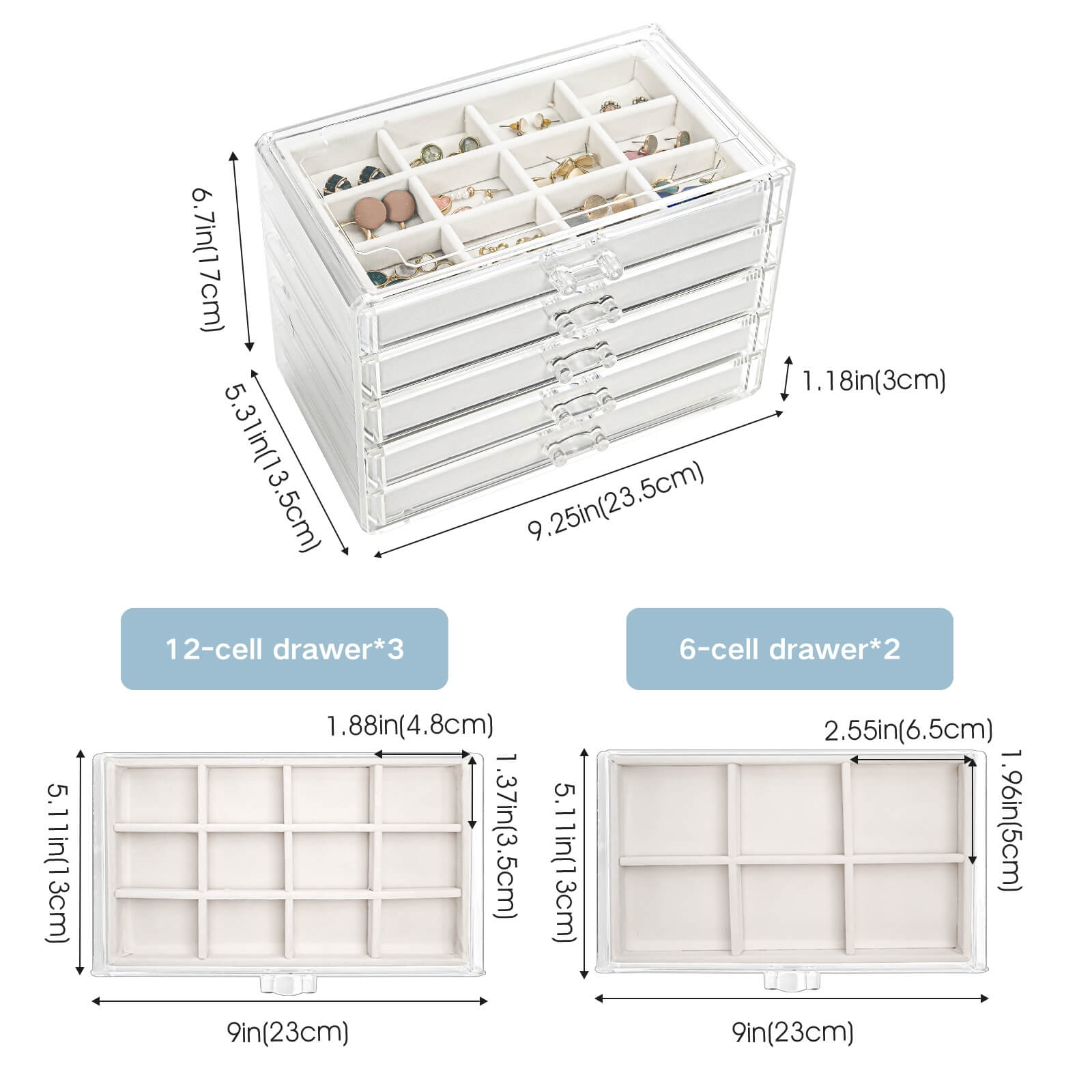 Acrylic Jewelry Organizer