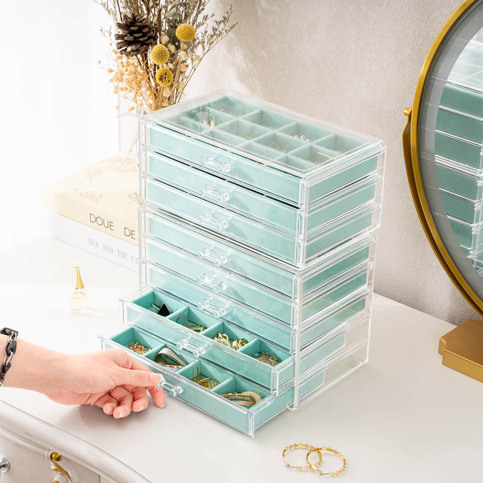 Acrylic Jewelry Organizer