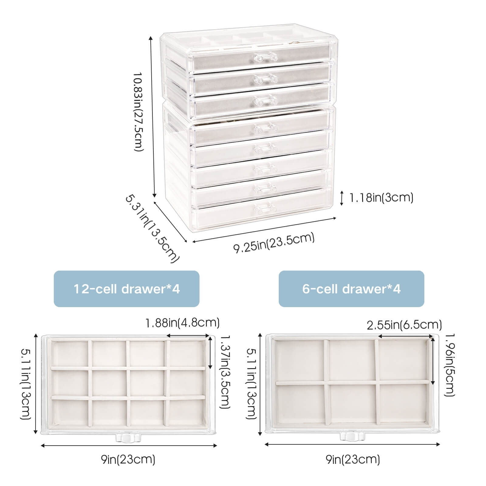 Acrylic Jewelry Organizer