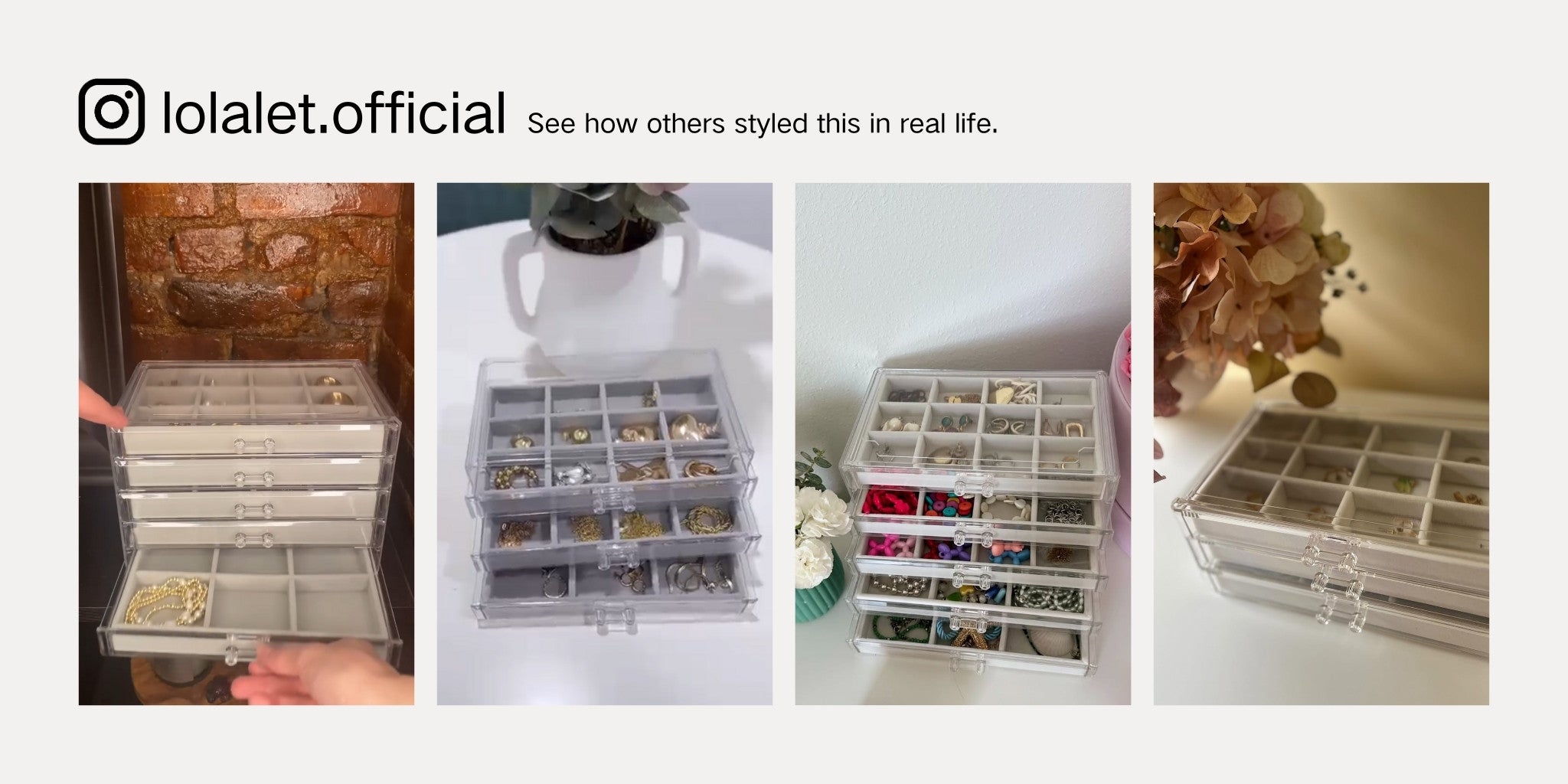 Acrylic Jewelry Organizer