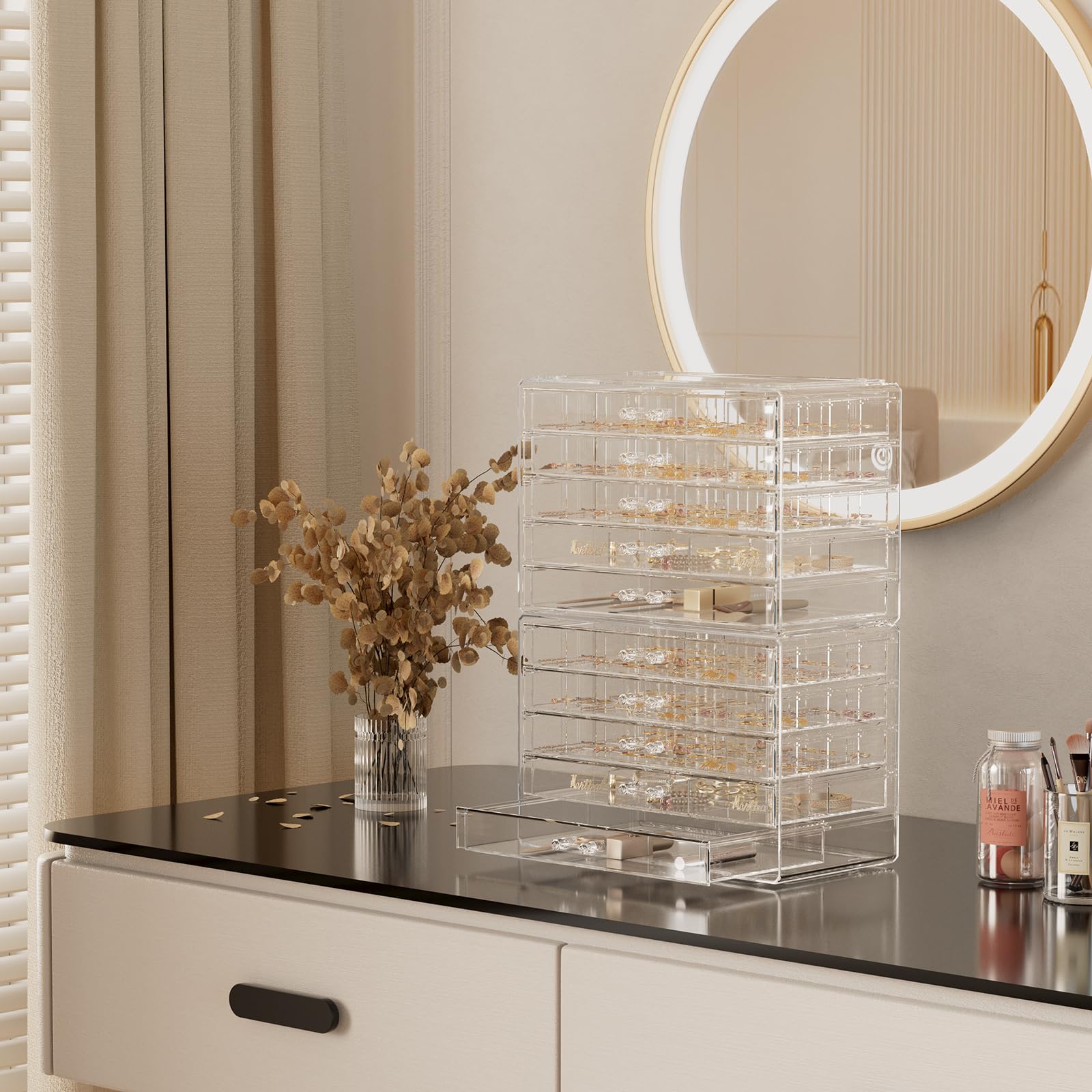 Large Acylic Jewelry Storage Box Clear