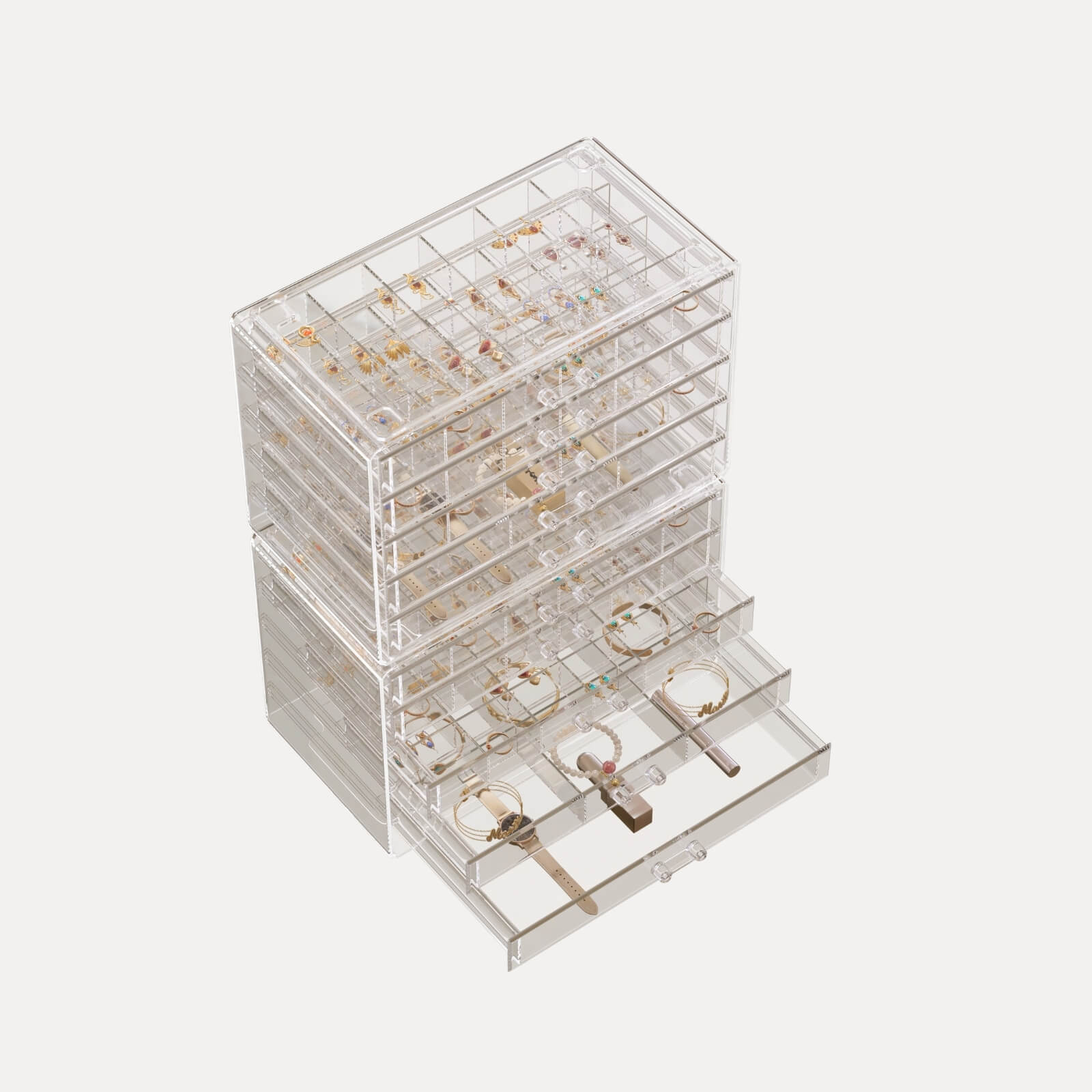Large Acylic Jewelry Storage Box Clear