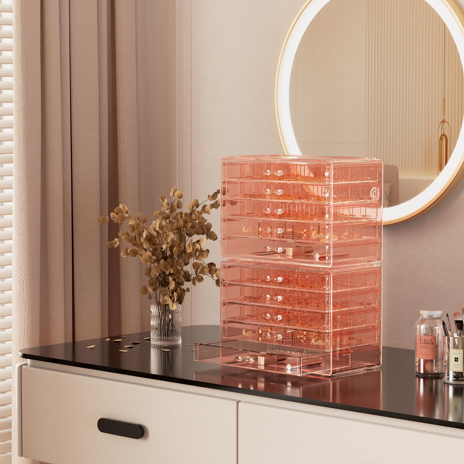 Large Acylic Jewelry Storage Box Clear