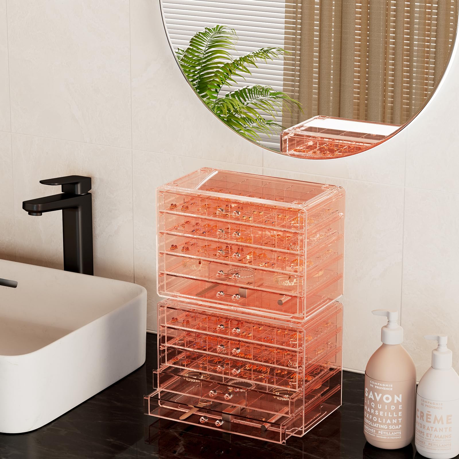 Large Acylic Jewelry Storage Box Clear