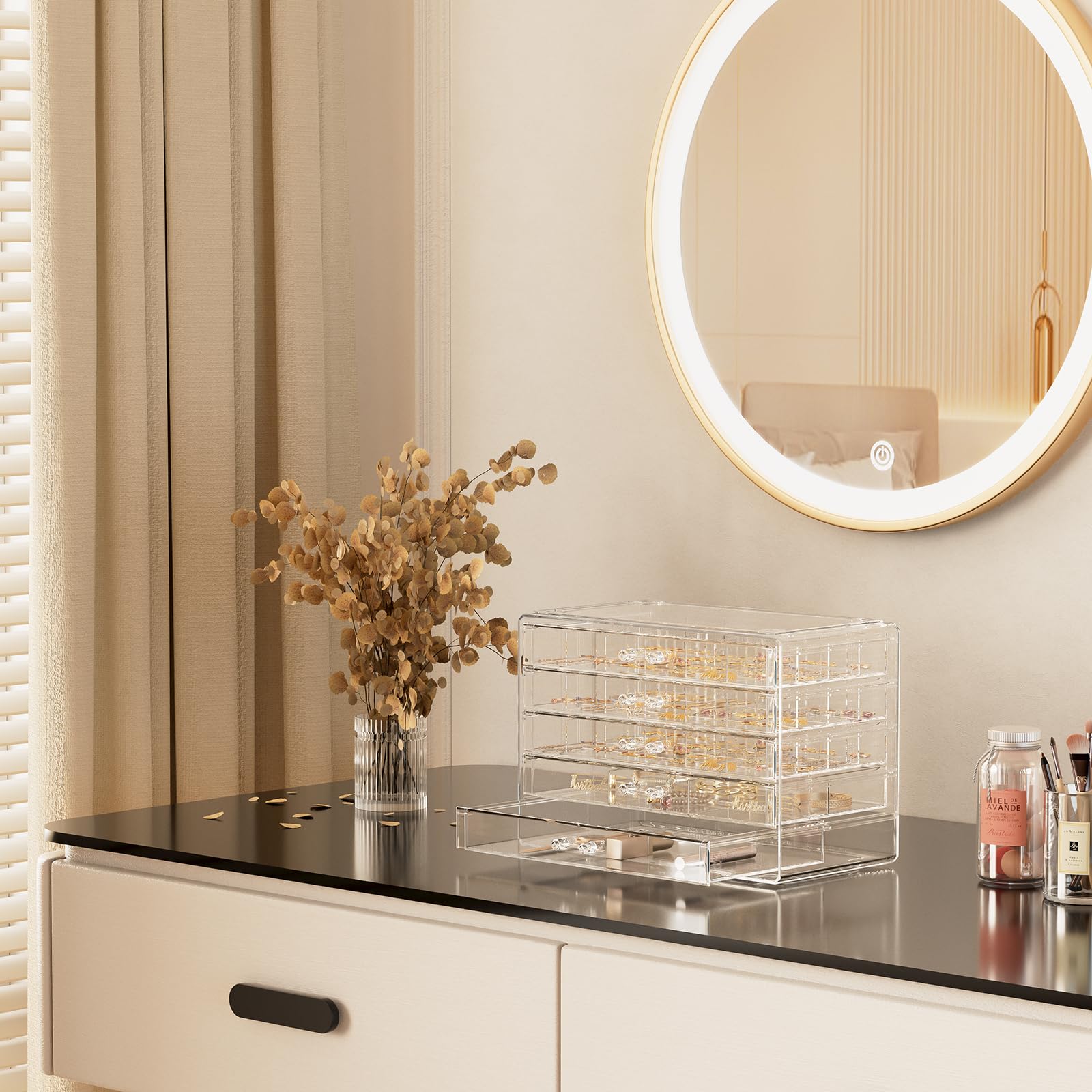 Large Acylic Jewelry Storage Box Clear