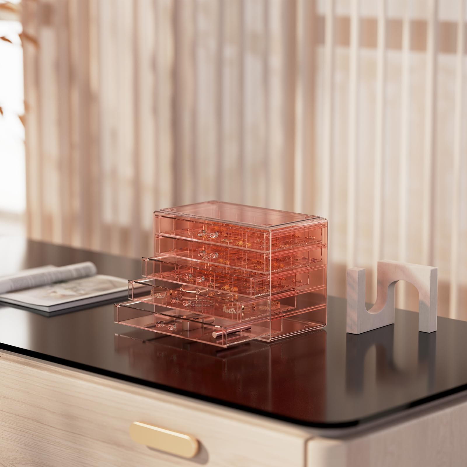 Large Acylic Jewelry Storage Box Clear