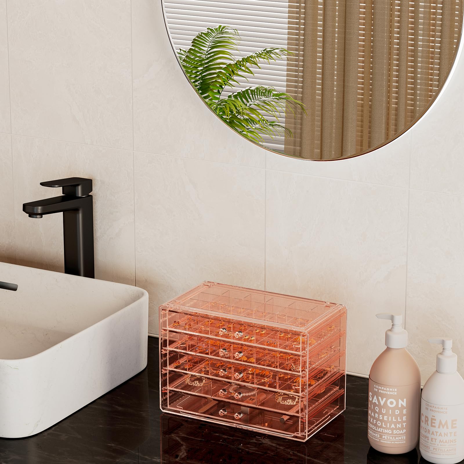 Large Acylic Jewelry Storage Box Clear