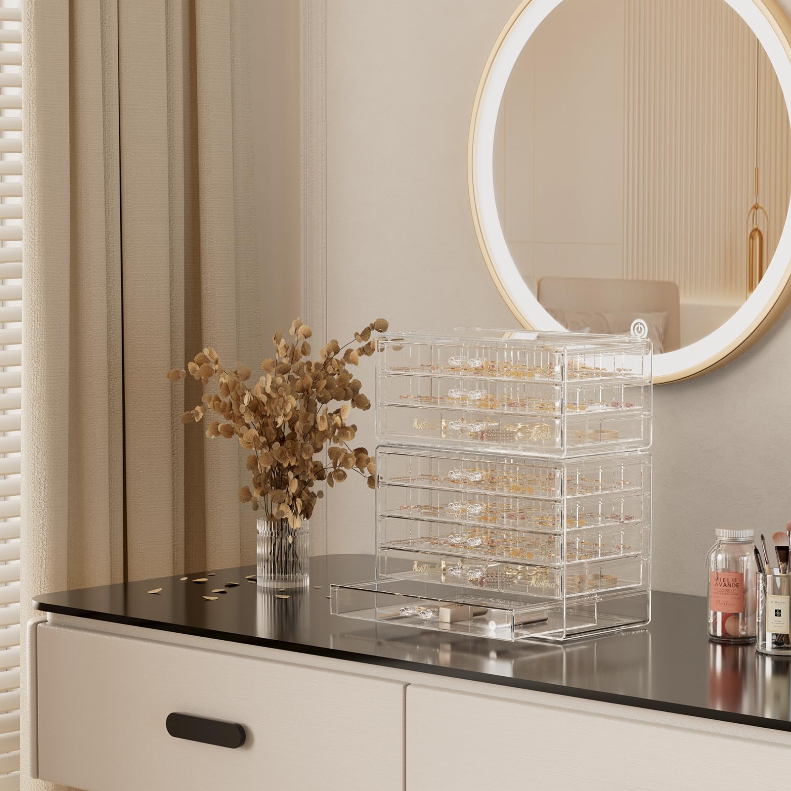 Large Acylic Jewelry Storage Box Clear