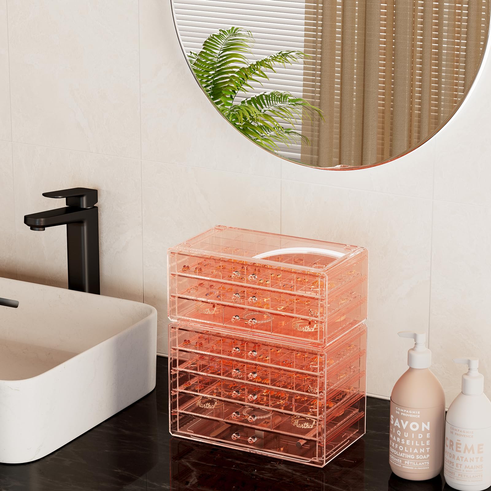 Large Acylic Jewelry Storage Box Clear