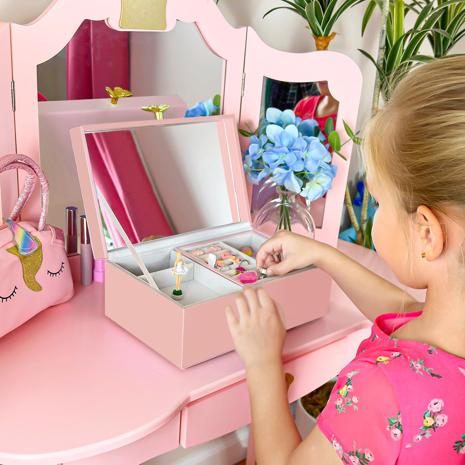 Musical Jewelry Box with Spinning Ballerina