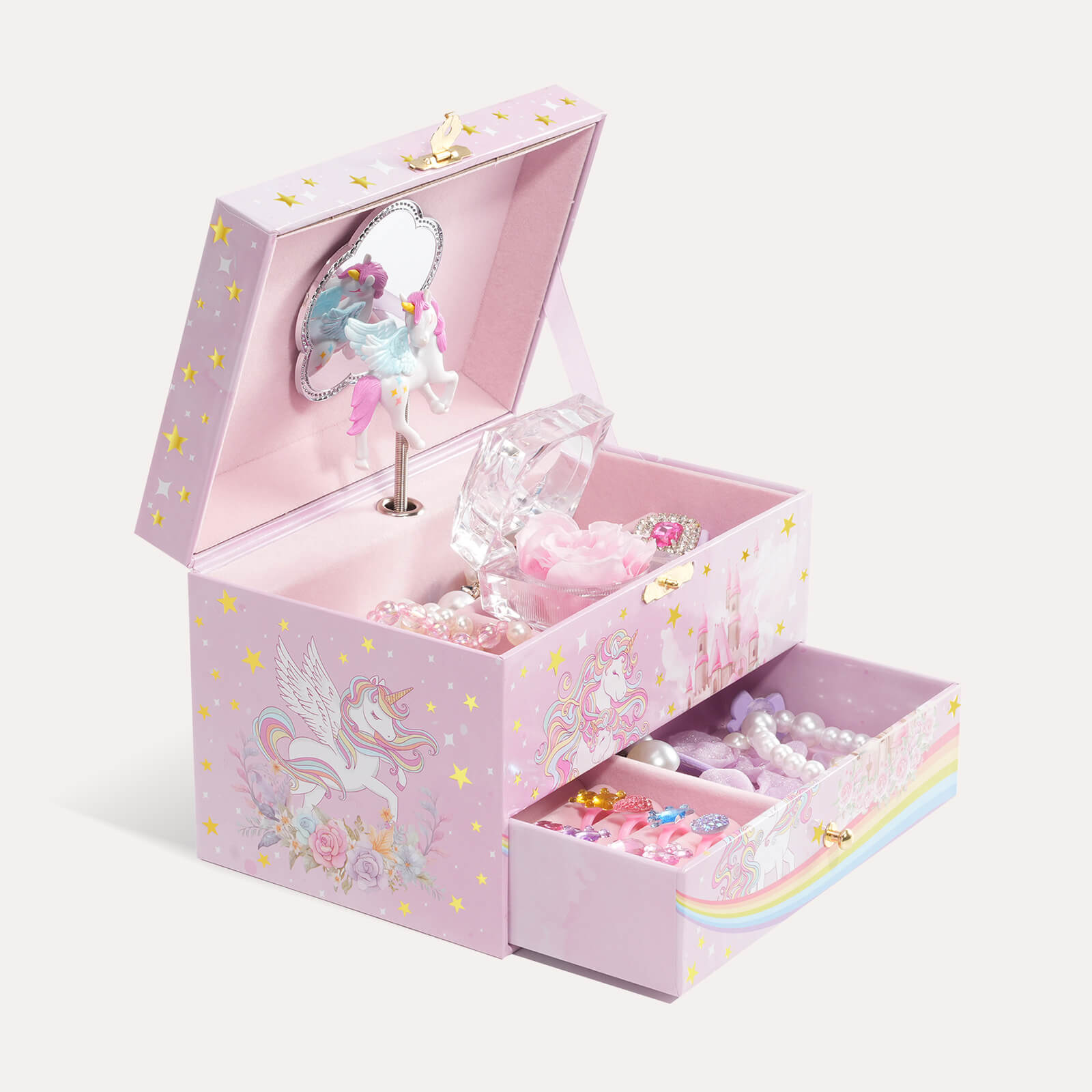 Children's Jewelry Box with Unicorn