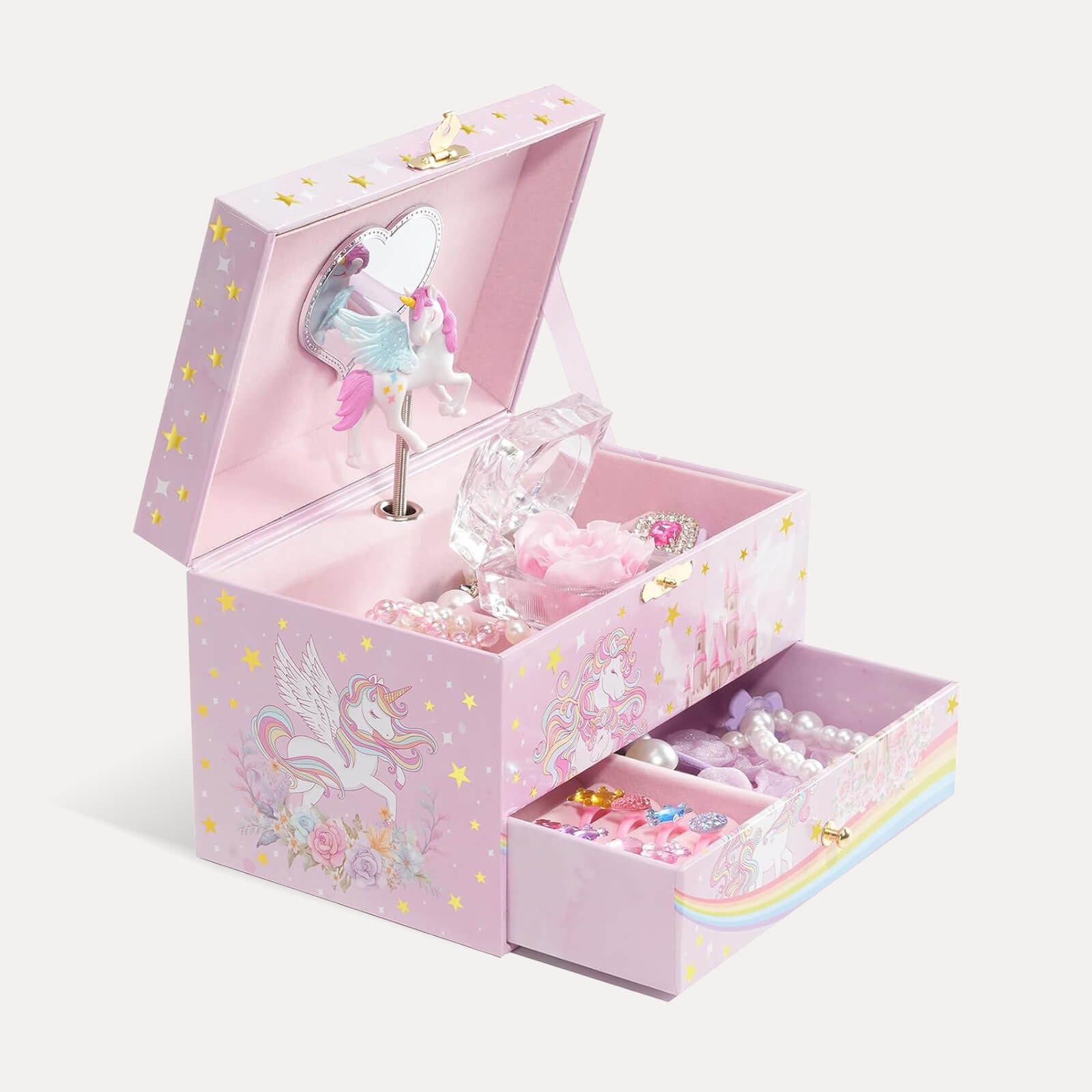 Children's Jewelry Box with Unicorn