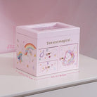 Musical Jewelry Box Pink Shimmering 