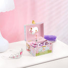 Ballerina musical jewelry box for girls - jewelry compartment detail