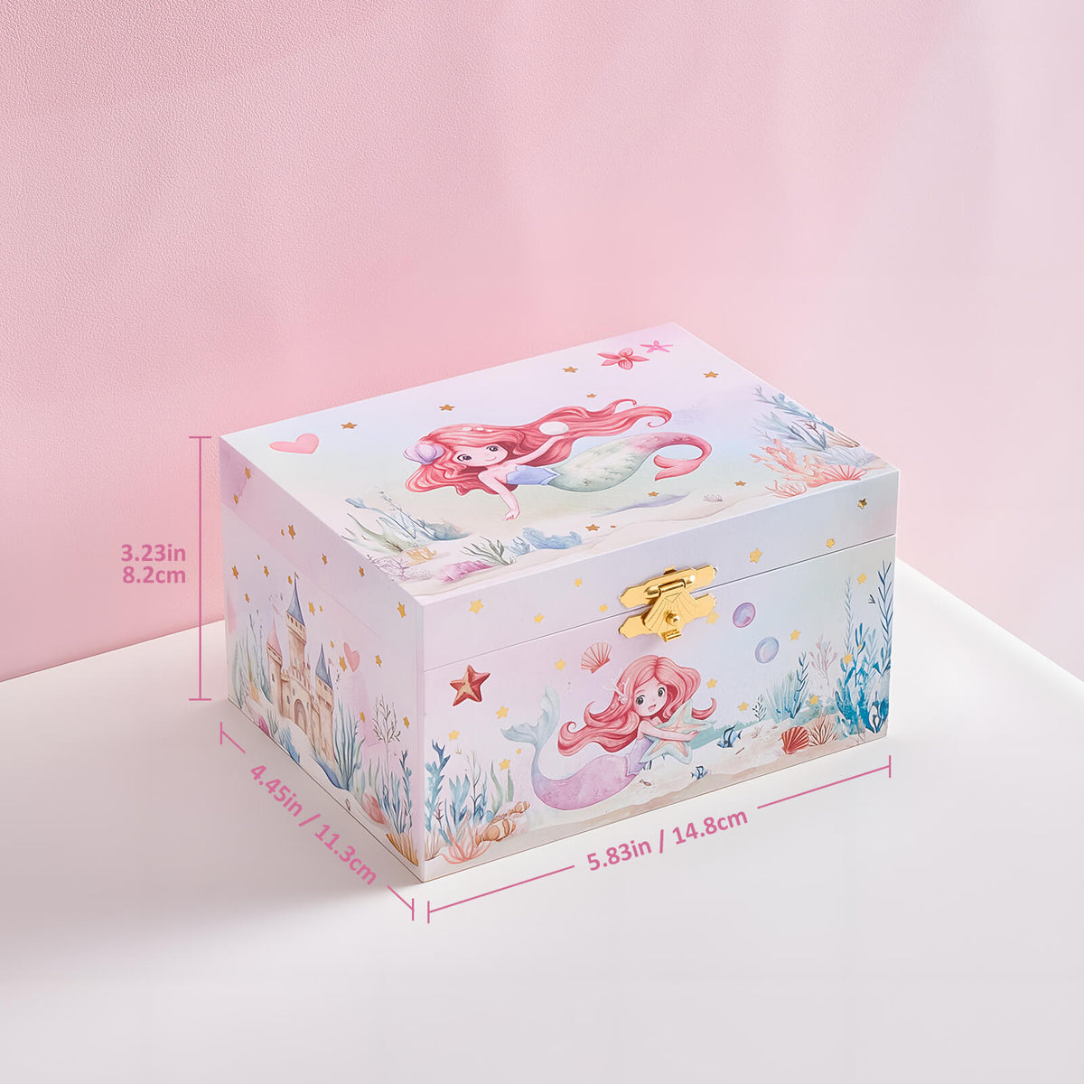 Musical Jewelry Box for Girls - Unicorn / Mermaid / Princess Jewelry Set Optional