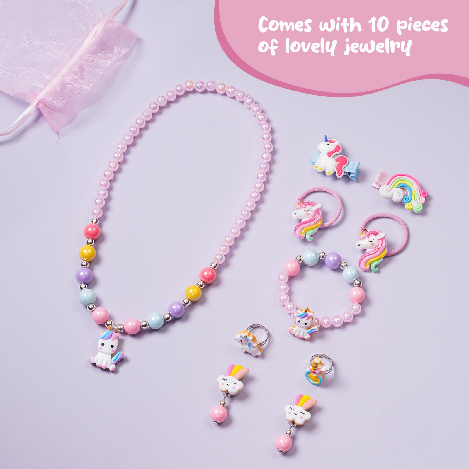 Musical Jewelry Box for Kids with Jewelry
