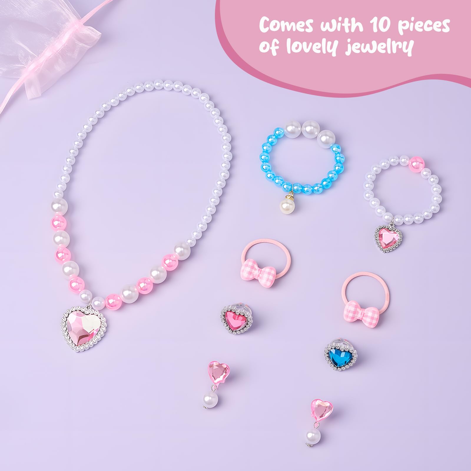Musical Jewelry Box for Girls - Unicorn / Mermaid Jewelry Set Optional