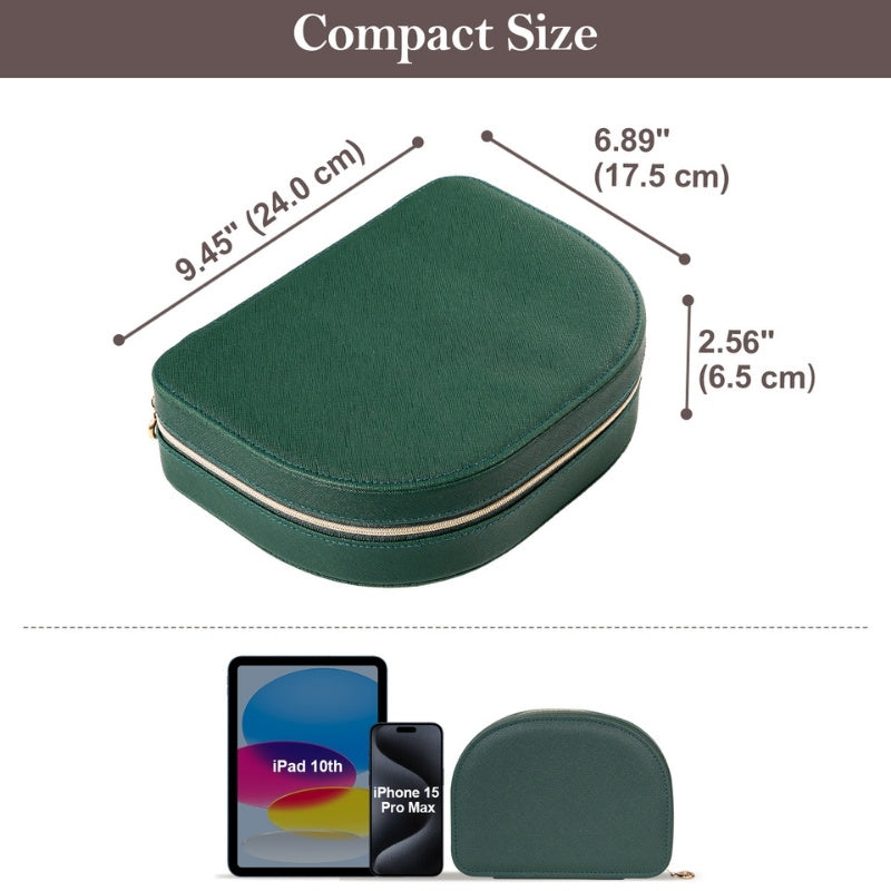 Small Seashell-shaped Travel Jewelry Box