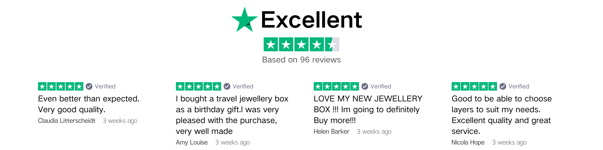 Trustpilot reviews